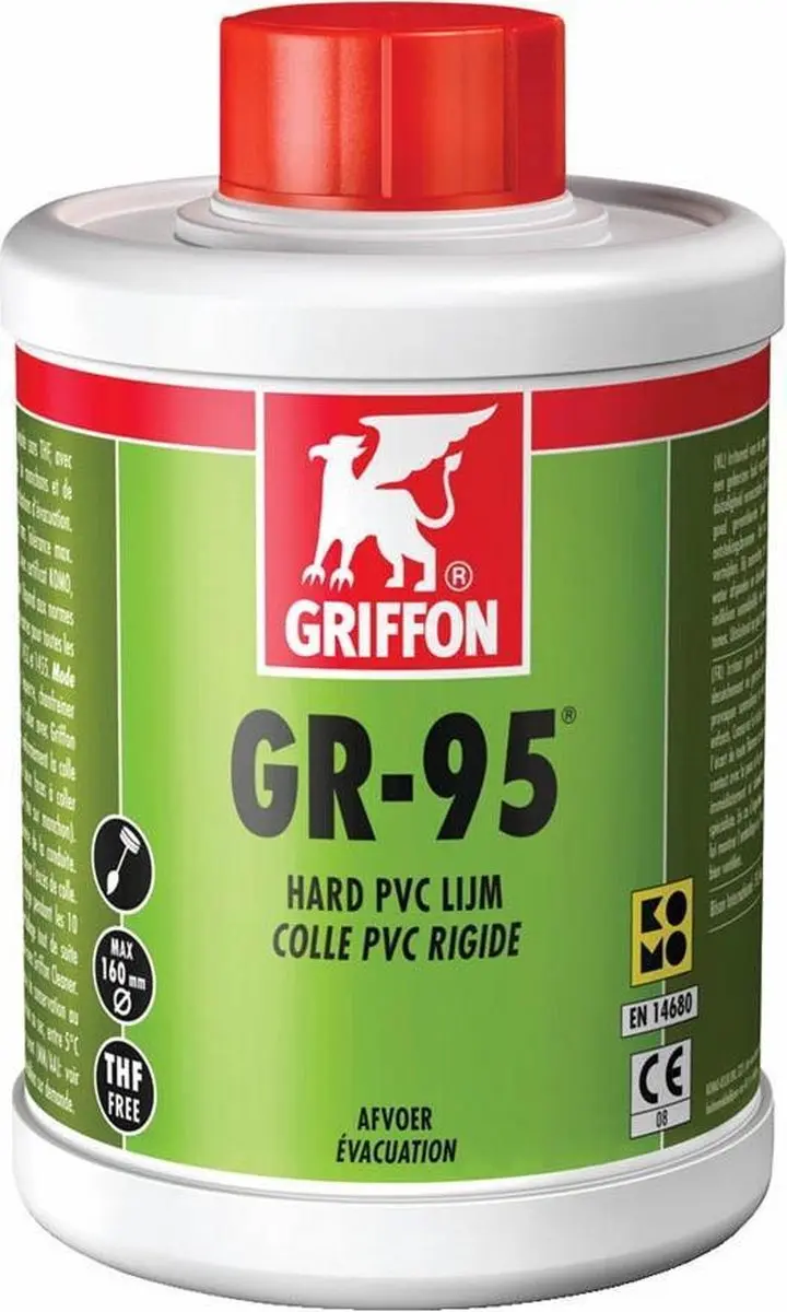 Hard-PVC-lijm GR-95pot 1ltr