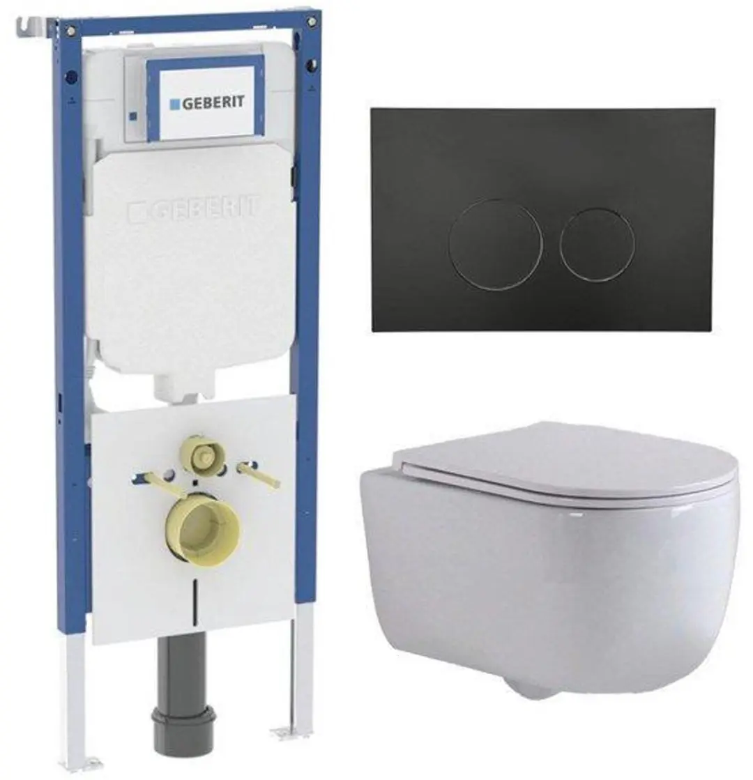 QeramiQ Dely Swirl Toiletset
