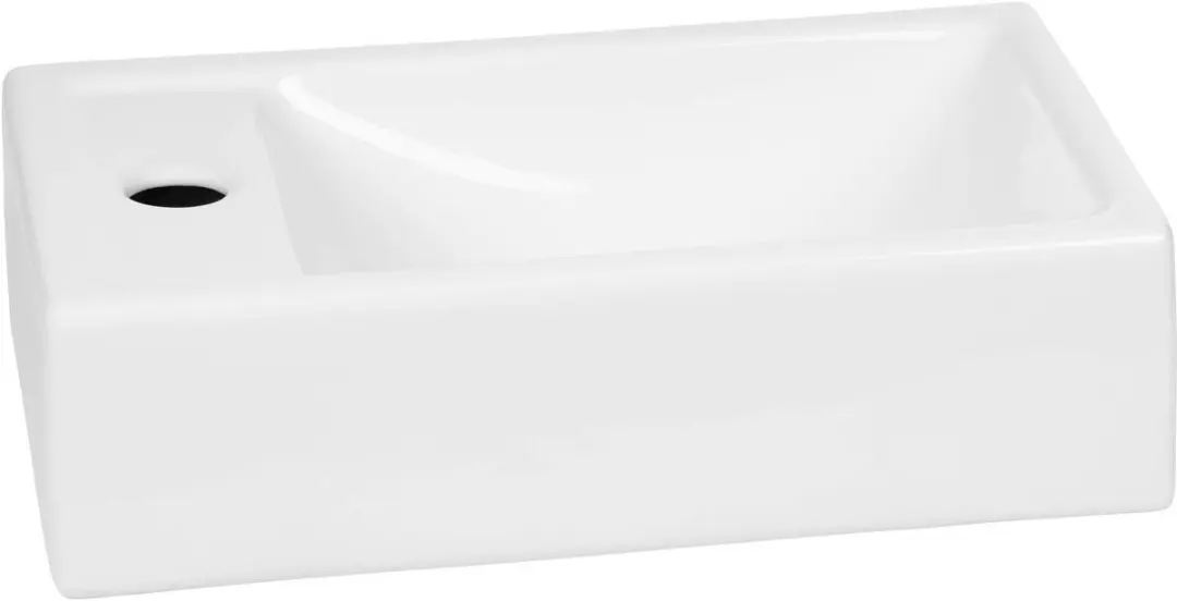 Saqu Rise Fontein 40x23x10cm Glanswit - afbeelding 4 van 4