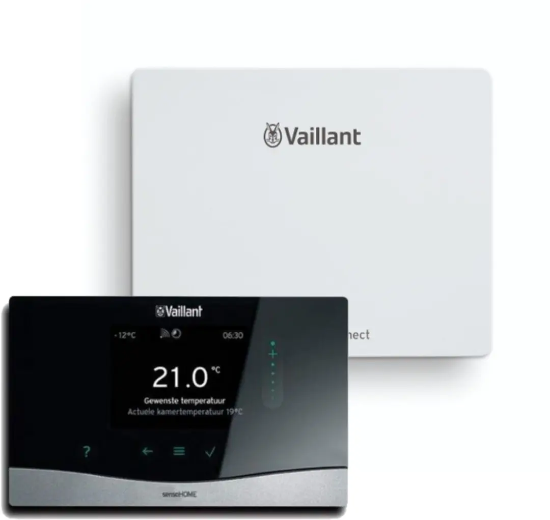 Vaillant sensohome VRT380 klokthermostaat bedraad plus myVAILLANT connect intern