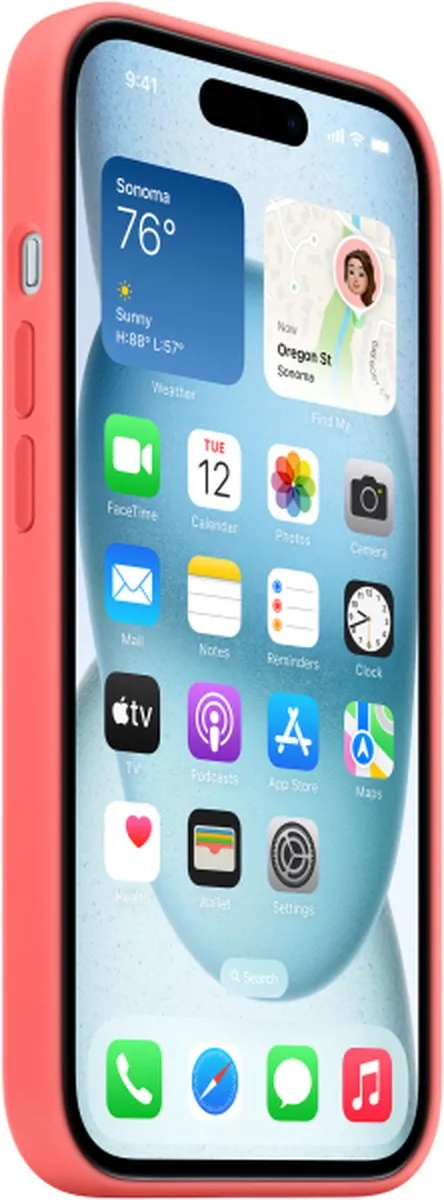 Apple iPhone 15 Plus Siliconenhoesje MT163ZM/A - Guava