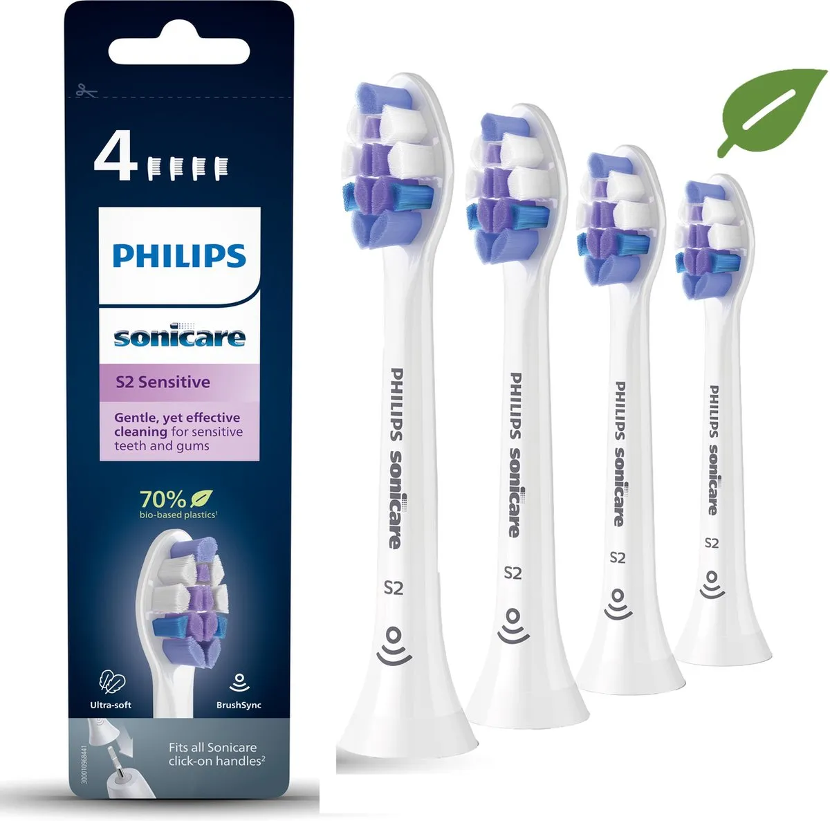 Philips Sonicare Optimal Sensitive HX6054/10 Opzetborstels