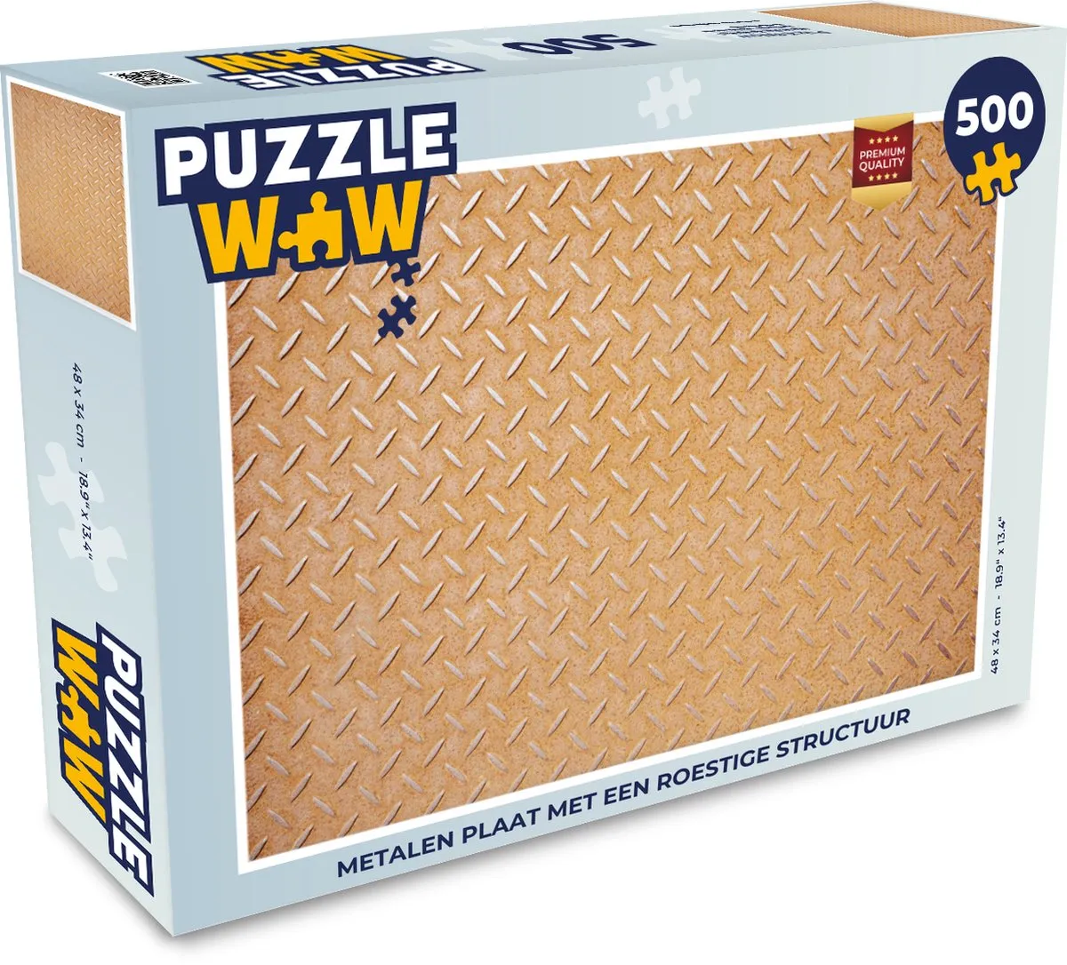 PuzzleWow Legpuzzel 500 Stuks - Multicolor - MPN 6017007254255