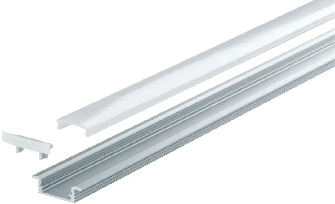 Paulmann Vloerinbouwprofiel LED Strip 2m - Alu, Satijn - afbeelding 5 van 6