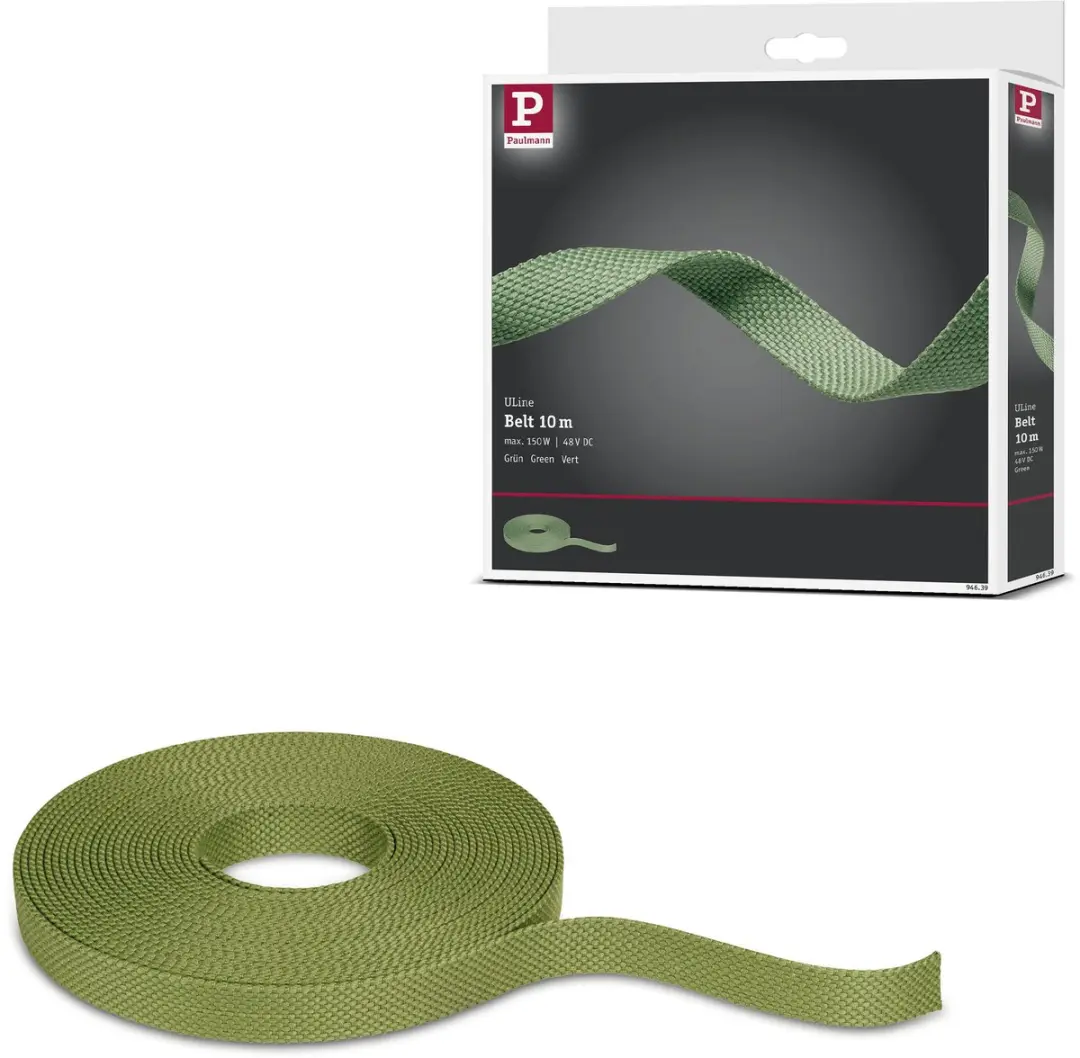ULine Riem 10m Dacron Textil Koper Groen
