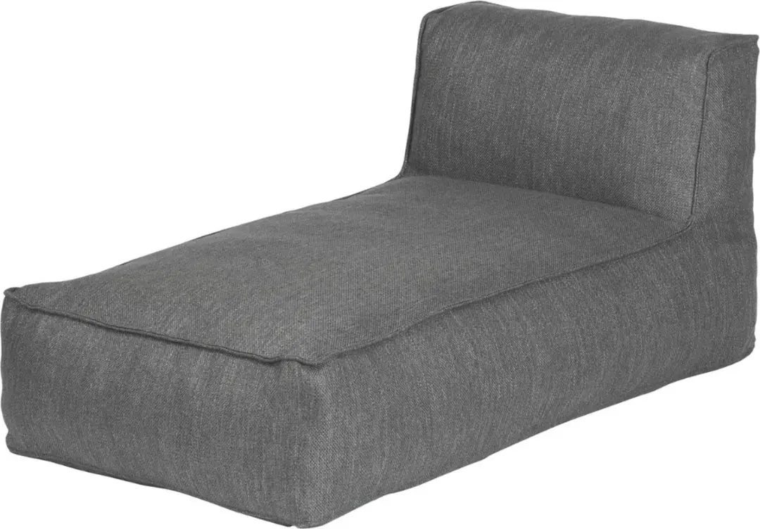 Blomus Grow loungestoel zitkussen outdoor grijs 145 cm