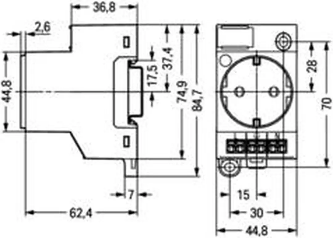 Wago 709-581 Schakelkastcontactdoos - Wit - afbeelding 5 van 6