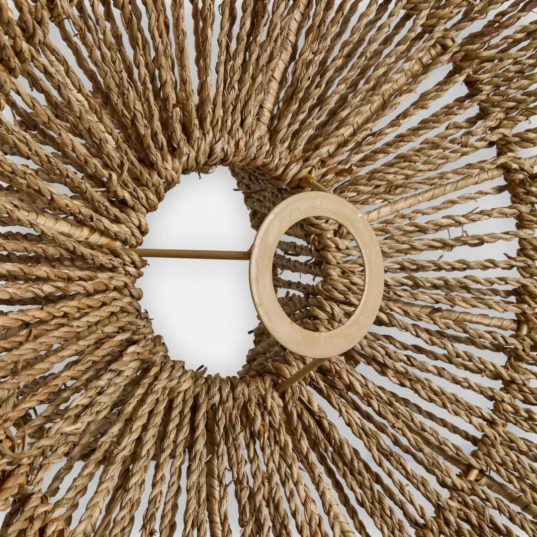 Loberon Marcellines Lampenkap - 52cm - Beige - afbeelding 3 van 5