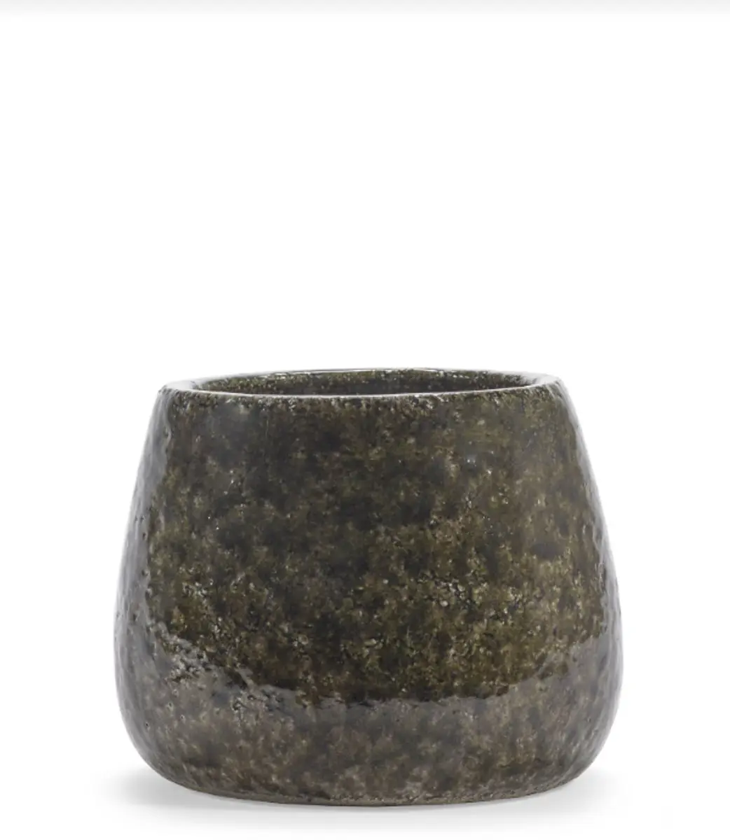 Serax Bloempot Groen-Donker Groen D 23 cm H 18 cm