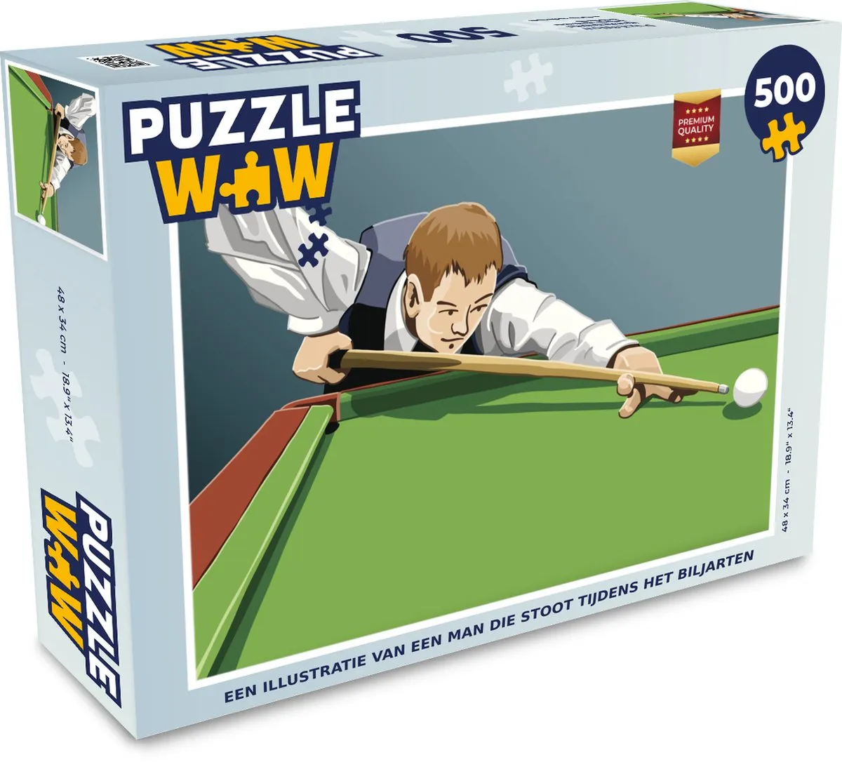 PuzzleWow Legpuzzel 500 Stuks Multicolor