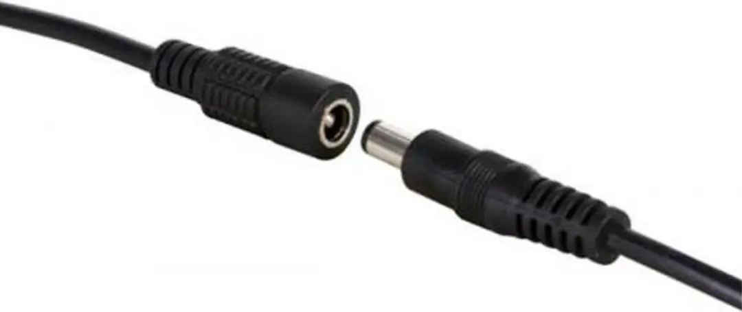 Velleman DC Voedingsconnector Kabel M/V - Zwart - afbeelding 3 van 3