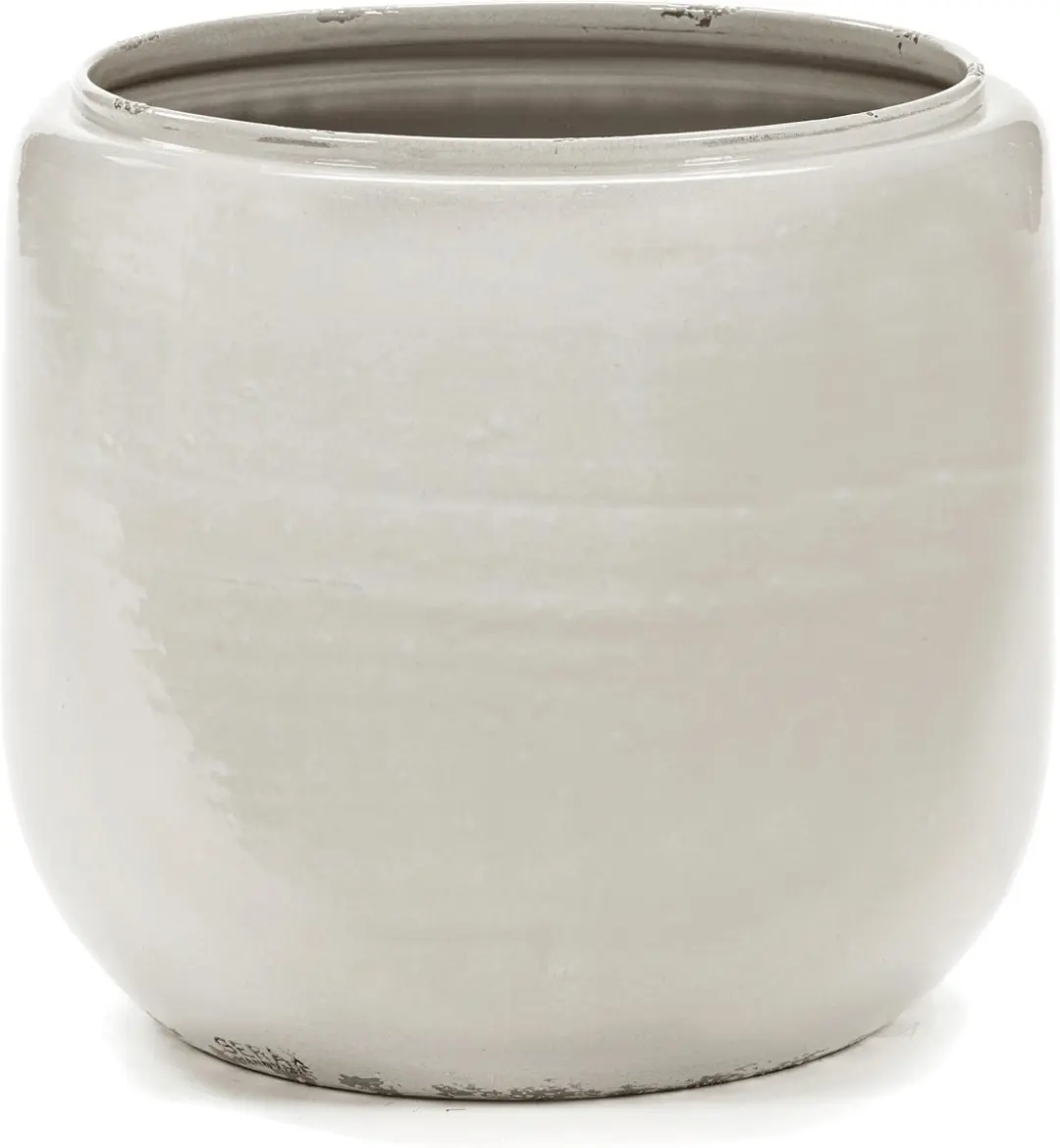 Serax - Glazed shades - Bloempot M - Wit - 21 Ø