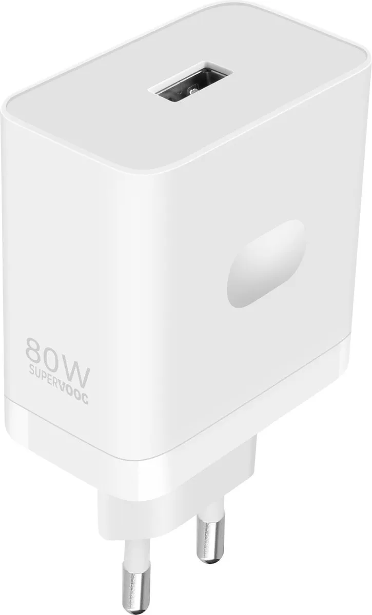 OnePlus SuperVOOC 80W USB-A Adapter 5461100064 - Wit