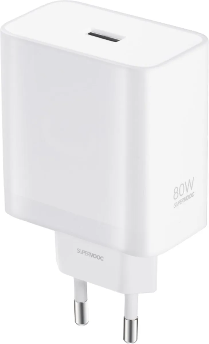 OnePlus SuperVOOC 80W USB-A Adapter 5461100064 - Wit