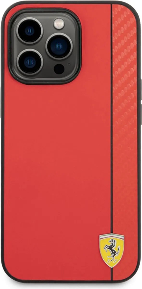 Ferrari Smooth Carbon iPhone 14 Pro Hoes