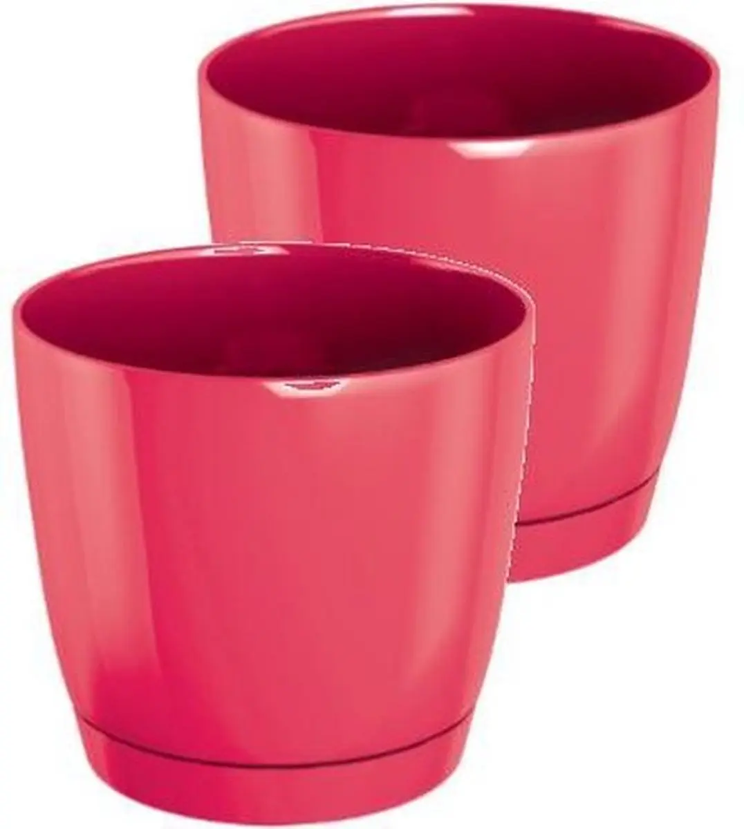Bloempot Rond Duop 16cm FRAMBOOS Prosperplast / 2 STUKS ! /