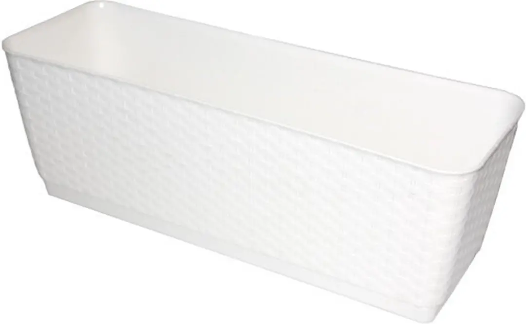 Bloempot Bloembak Ratolla P 49x17x17cm WIT Prosperplast