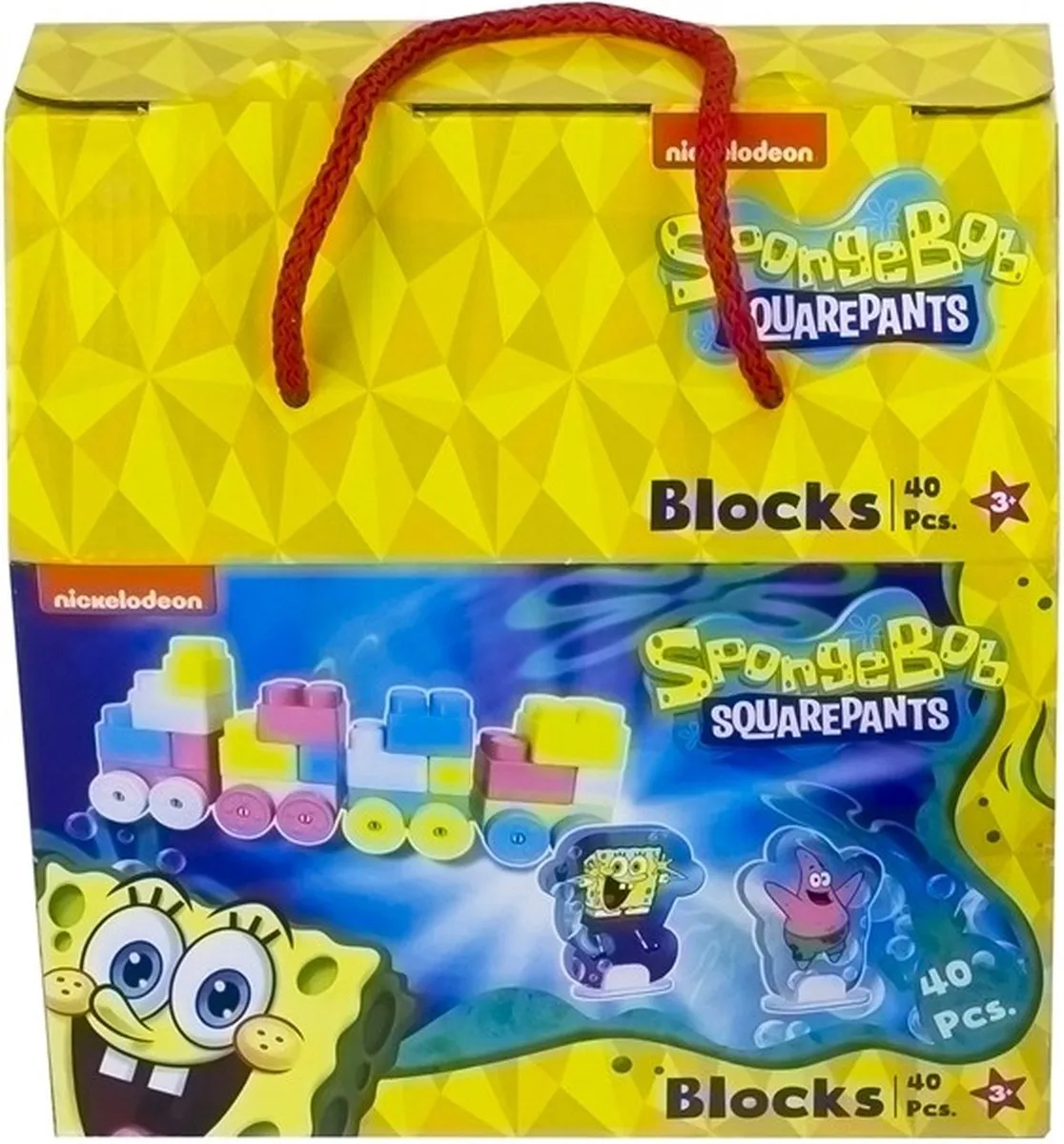Nickelodeon Spongebob Squarepants Bouwstenen 40 Stuks - Multicolor