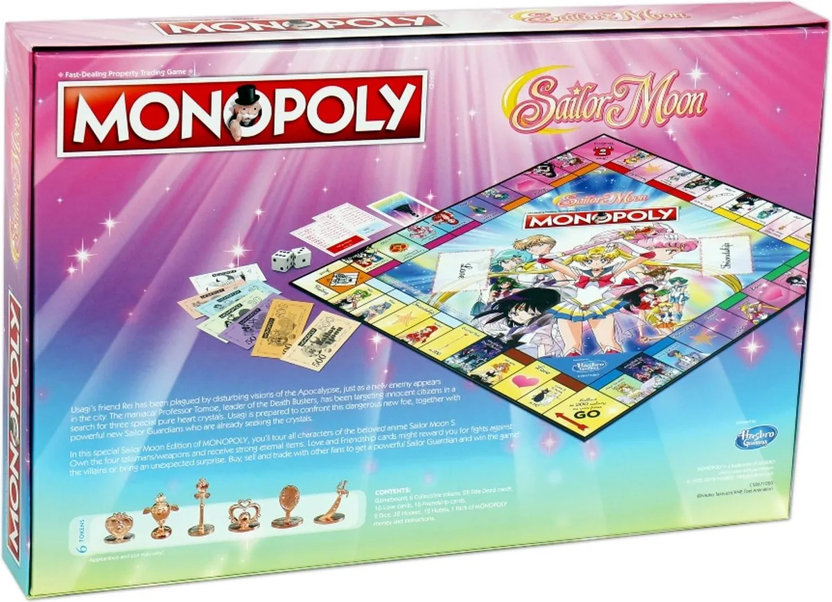 Monopoly Sailor Moon Bordspel - 2-8 Spelers