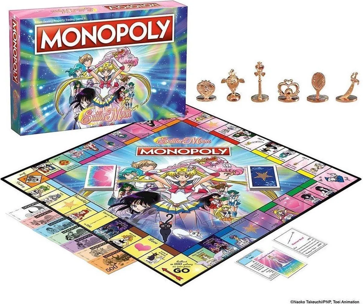 Monopoly Sailor Moon Bordspel - 2-8 Spelers