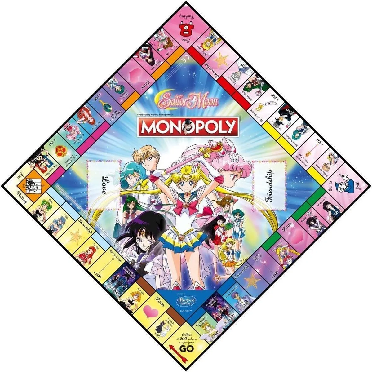 Monopoly Sailor Moon Bordspel - 2-8 Spelers