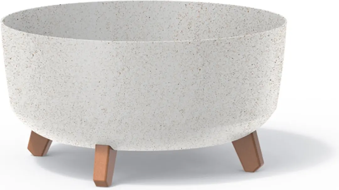 Prosperplast Gracia Low Eco Bloempot Wit