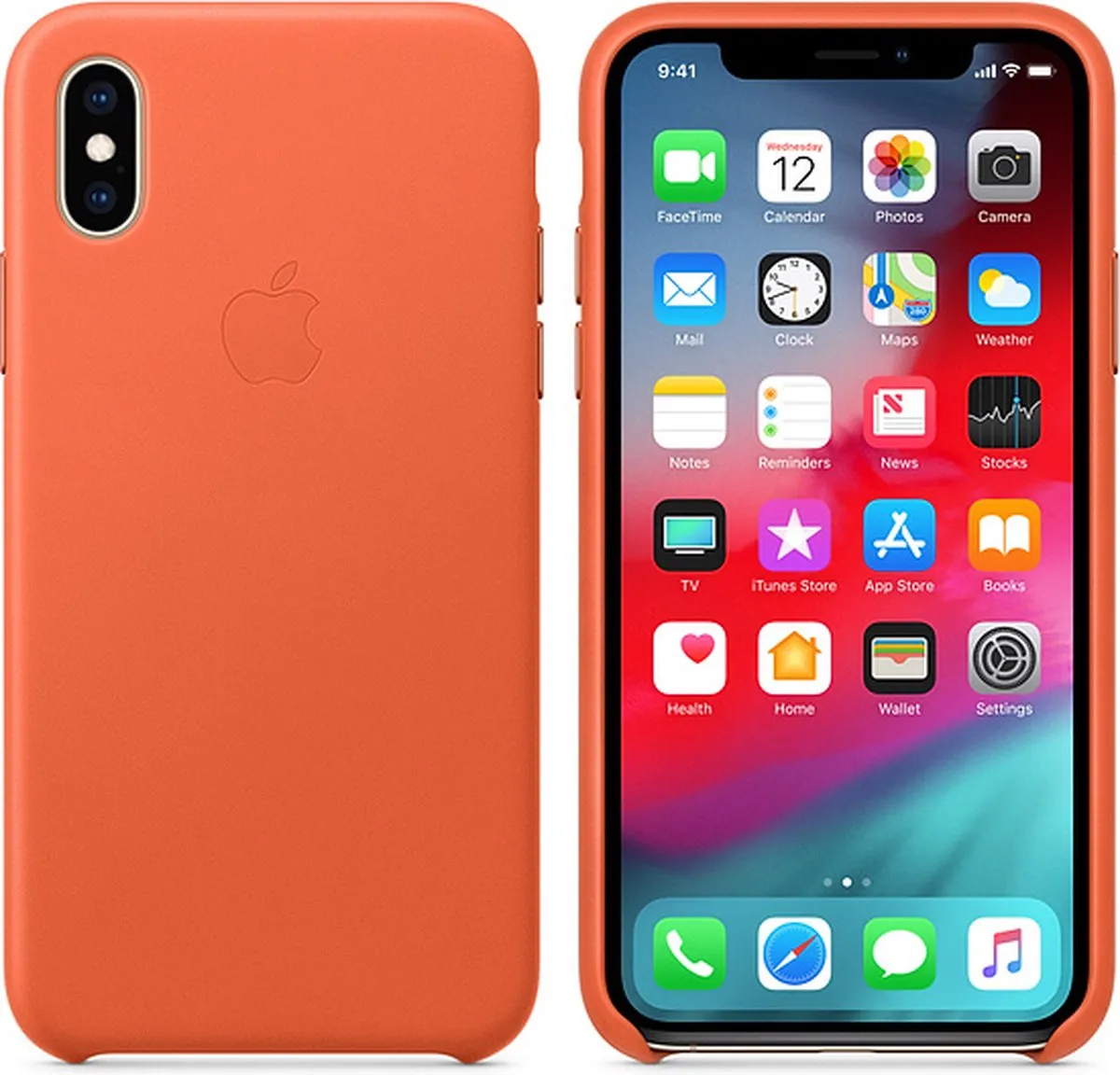 Apple iPhone Xs Leren Hoesje