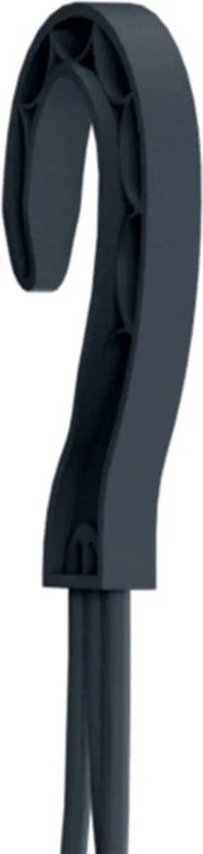 Prosperplast Hangpot Antraciet 23cm - 3L - afbeelding 2 van 2