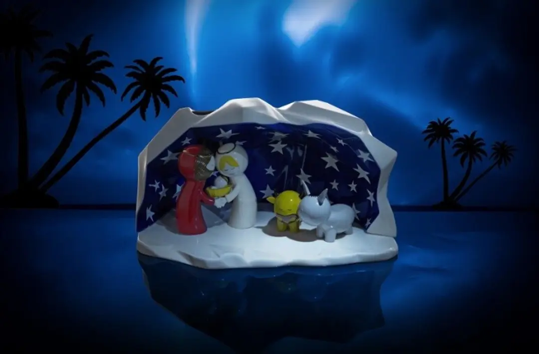 Alessi Happy Eternity Baby Kerststal AGJ01W - afbeelding 2 van 5