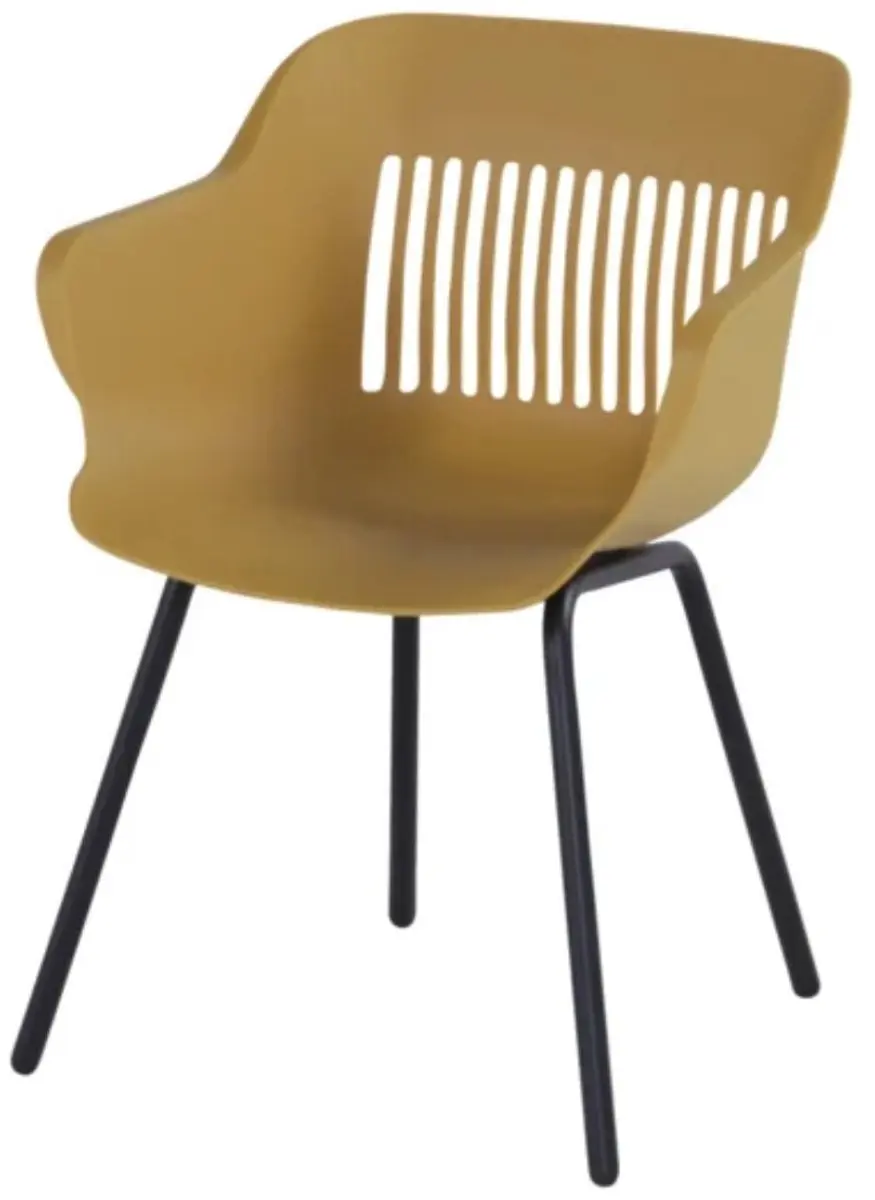 2 stuks Hartman tuinstoelen Jill Rondo xerix/yellow 78 cm