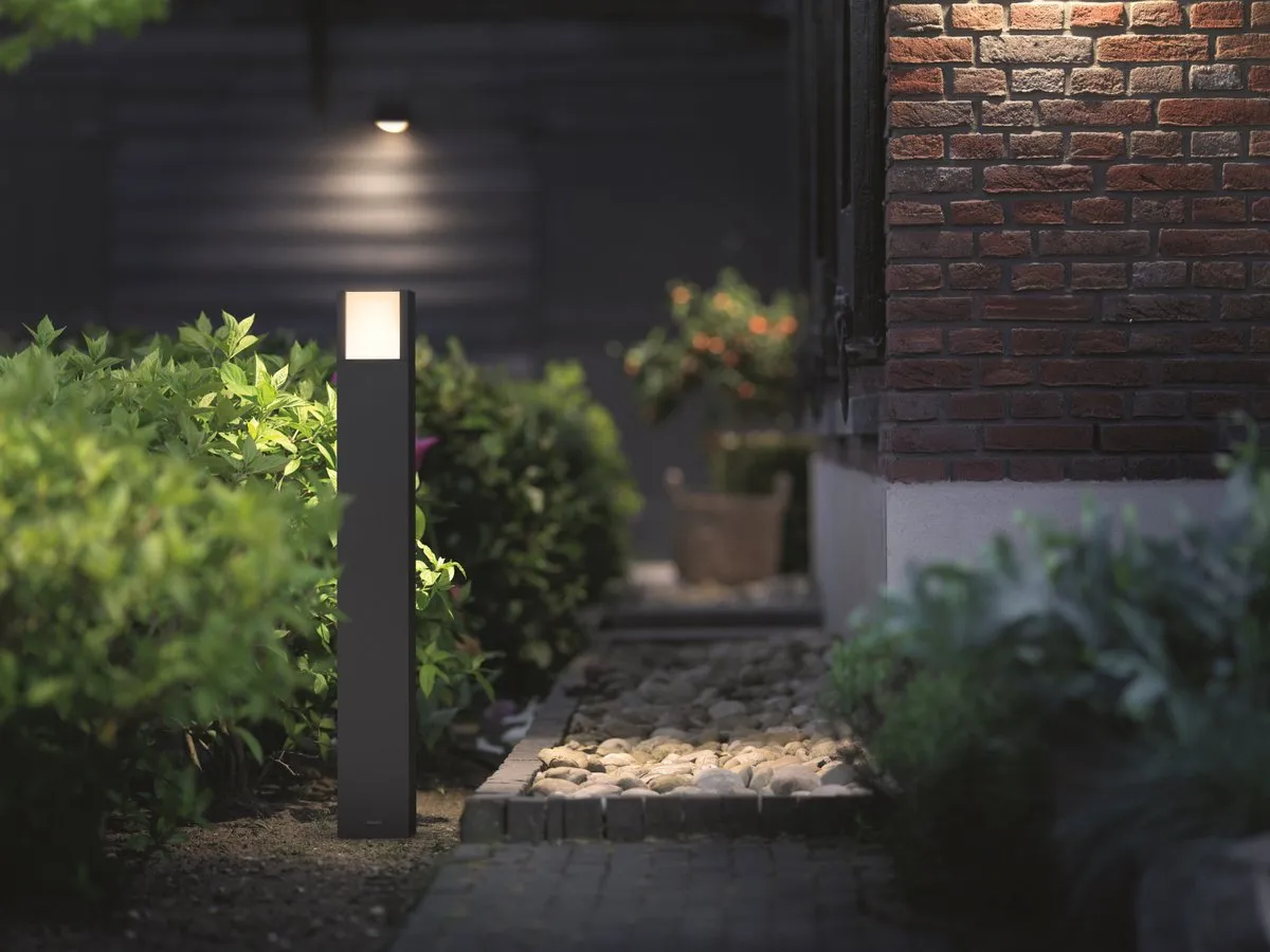 Philips Arbour Sokkellamp Warmwit 6W - Antraciet