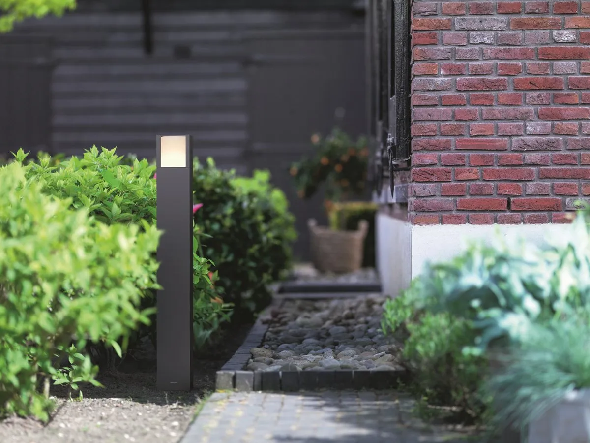 Philips Arbour Sokkellamp Warmwit 6W - Antraciet
