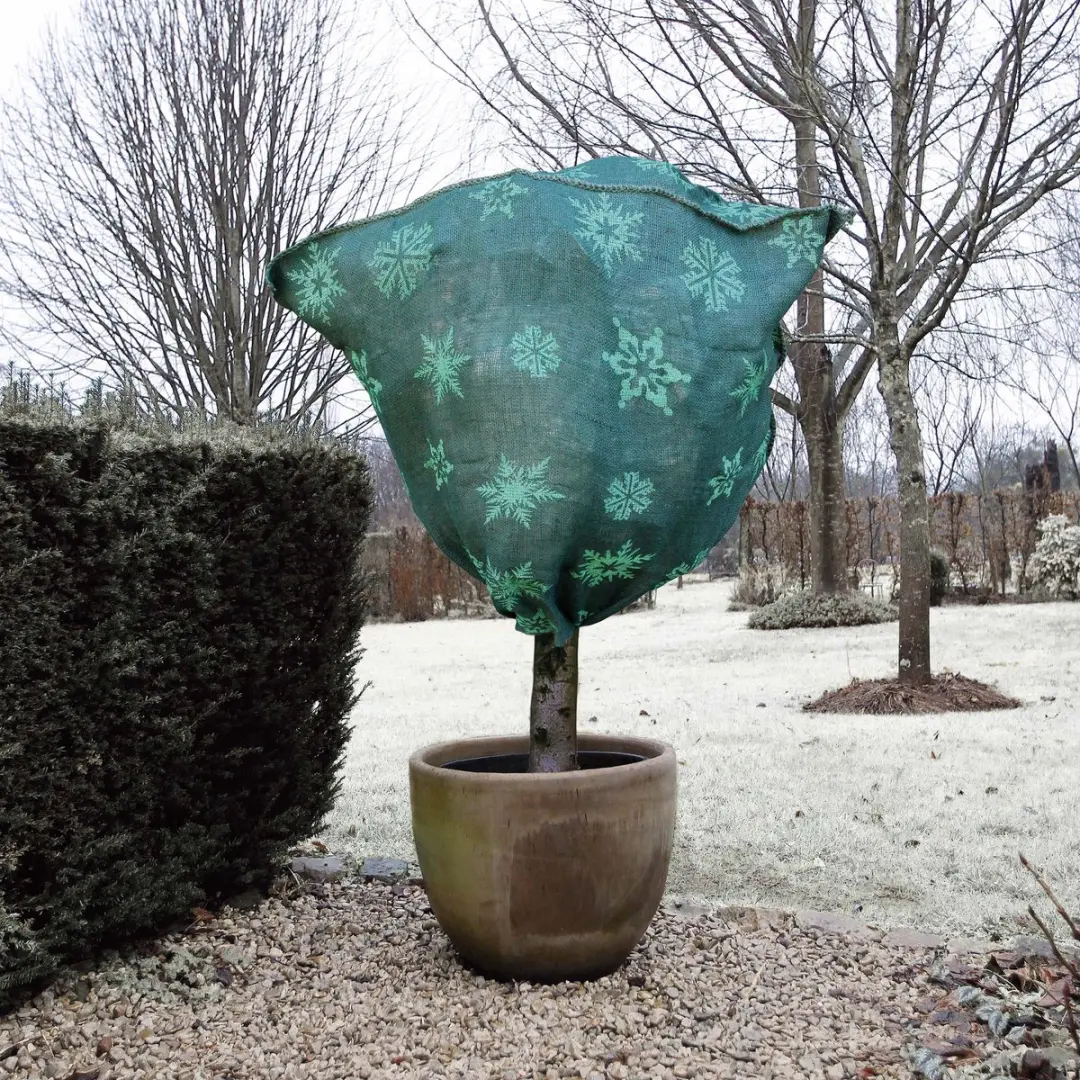 Nature Jutehoes Ø75cm H100cm - Groen - afbeelding 3 van 5