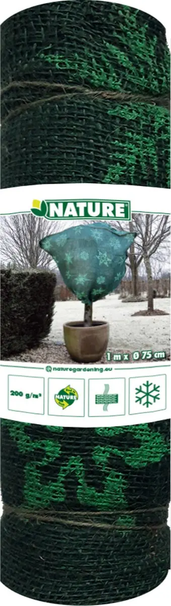 Nature Jutehoes Ø75cm H100cm - Groen - afbeelding 5 van 5