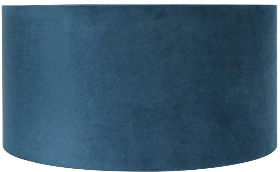 Steinhauer Blauwe Velours Lampenkap ⌀40cm E27 - afbeelding 3 van 6