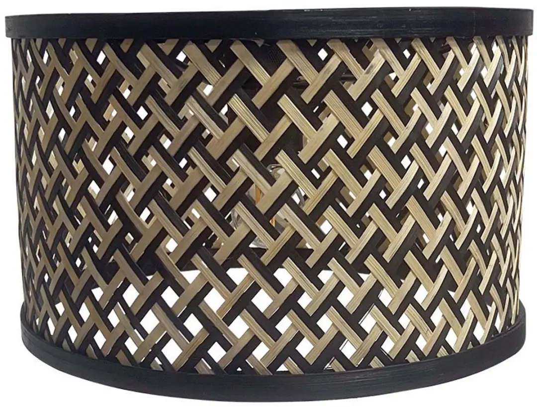 Steinhauer Bamboe Houten Lampenkap ⌀30cm Zwart - afbeelding 2 van 6