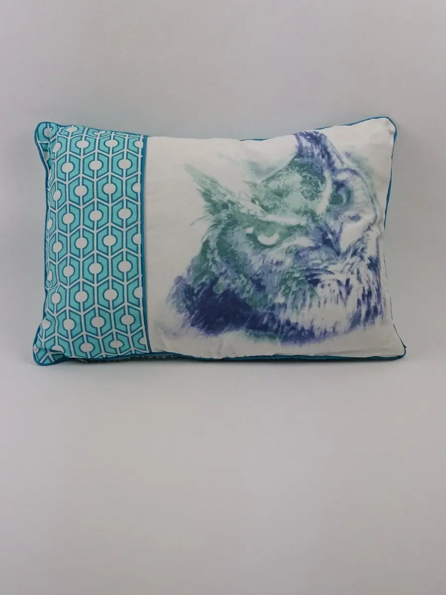 Madison sier kussen 60x40cm Olcay Mint