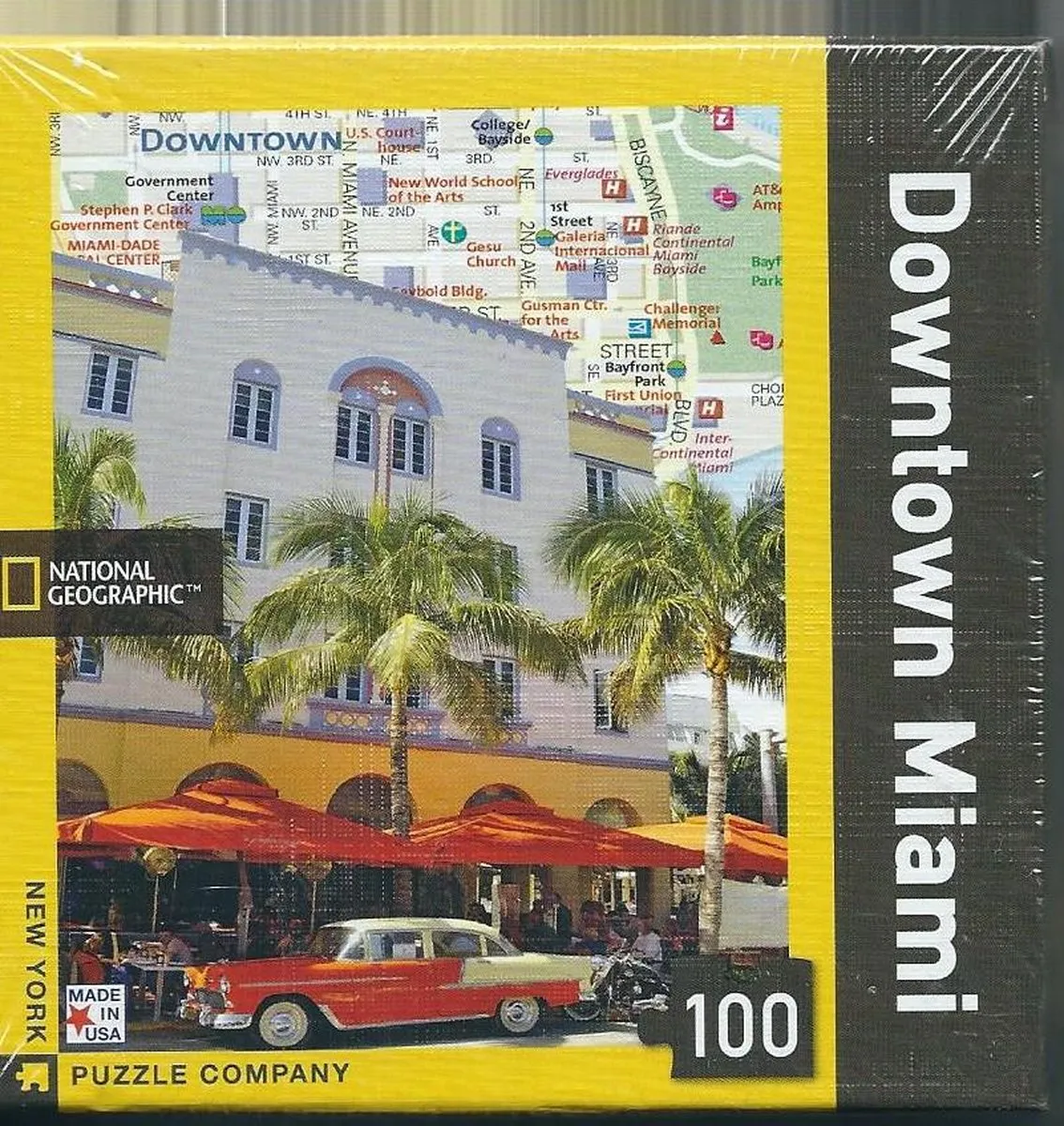 The New York Puzzle Company Downtown Miani Mini Puzzel