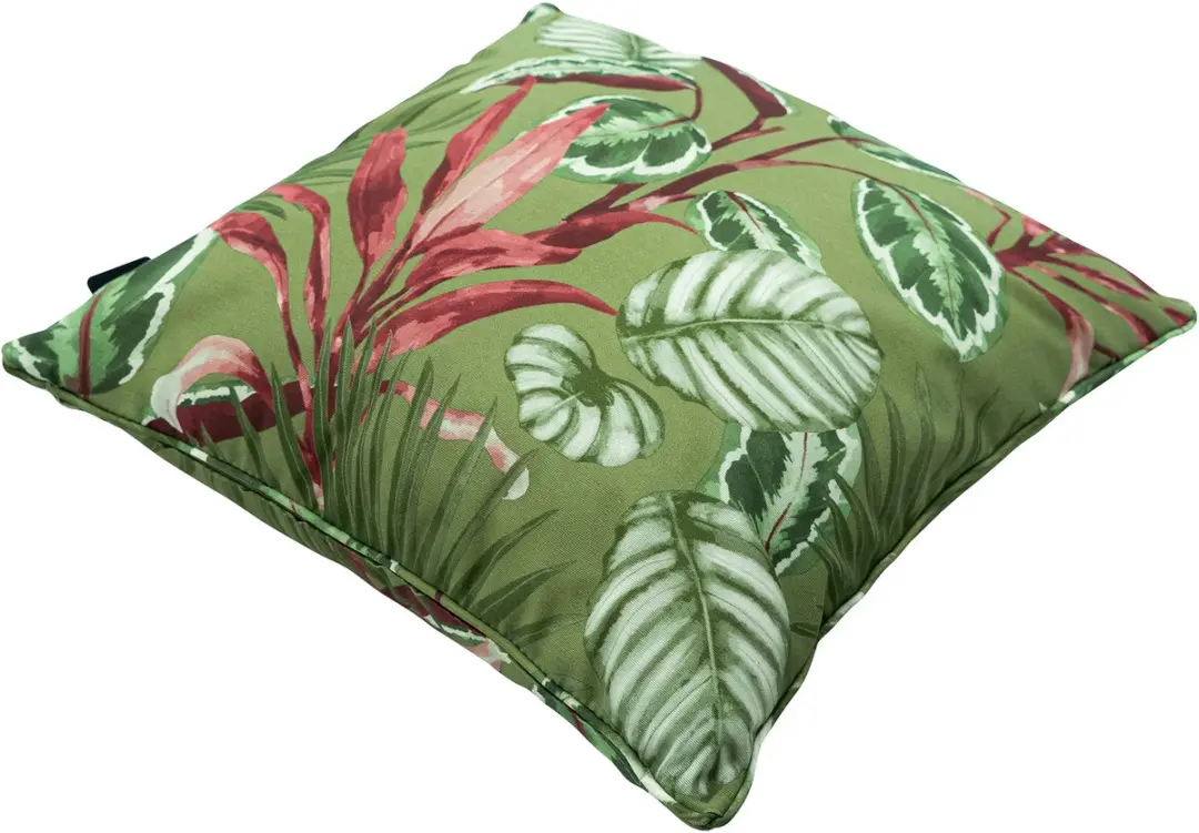 Sierkussen paspel ca.50x50cm Outdoor+ Cala green