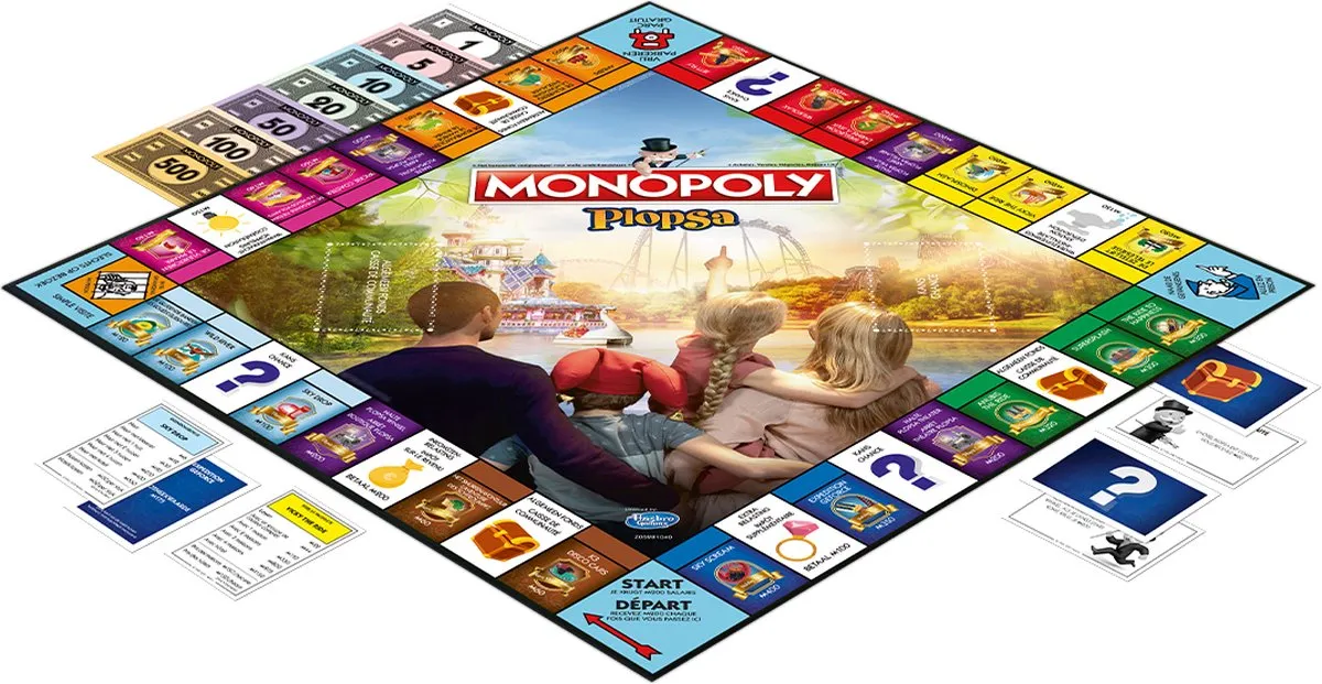 Monopoly Plopsa Bordspel - 2 tot 6 spelers