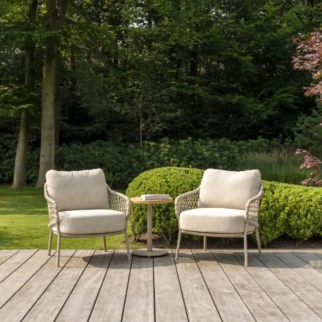 4 Seasons Outdoor Sardinia Lounge-Diningstoel - Latte - afbeelding 3 van 6