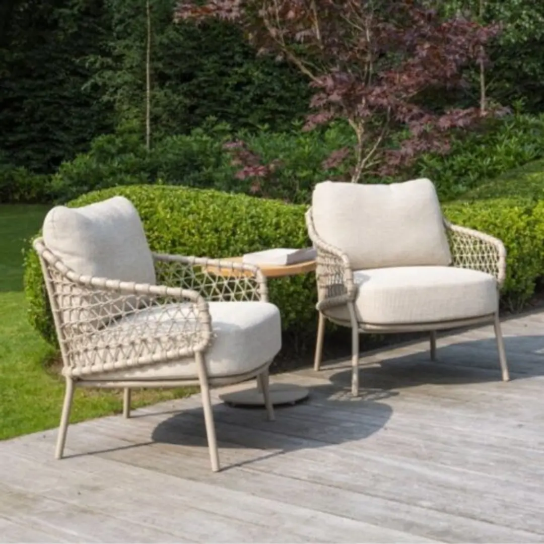 4 Seasons Outdoor Sardinia Lounge-Diningstoel - Latte - afbeelding 5 van 6