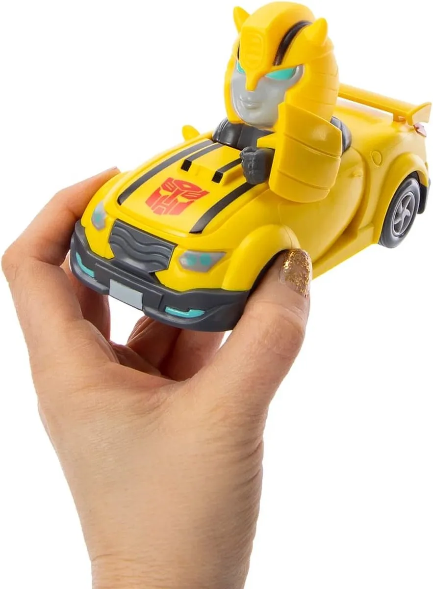 Transformers Pull Back Racers Bumblebee - 15cm - Geel