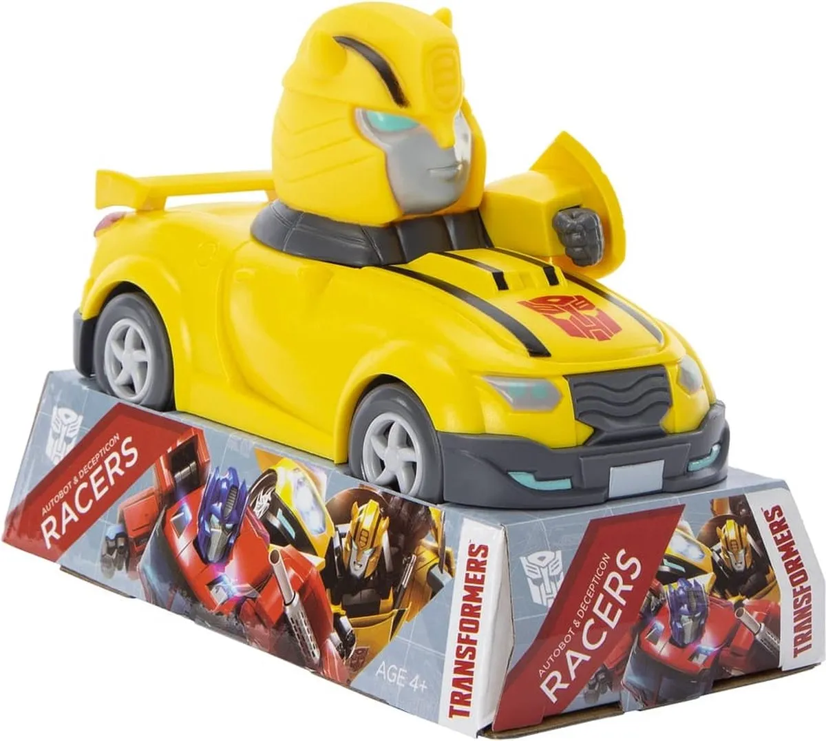 Transformers Pull Back Racers Bumblebee - 15cm - Geel