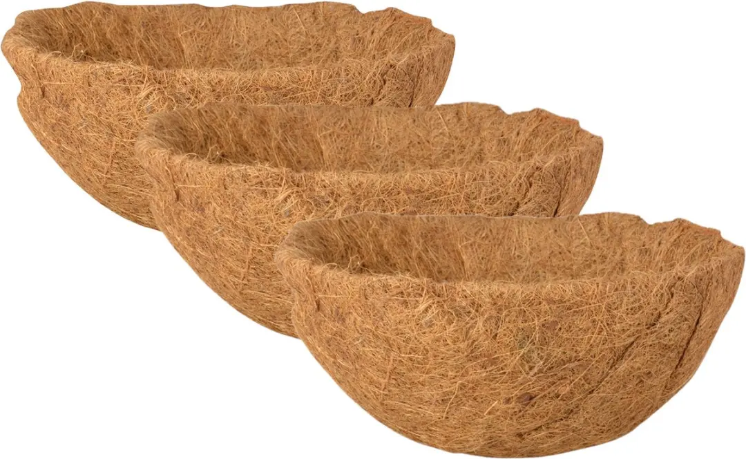Esschert Design Voorgevormde inlegvel kokos voor hanging basket