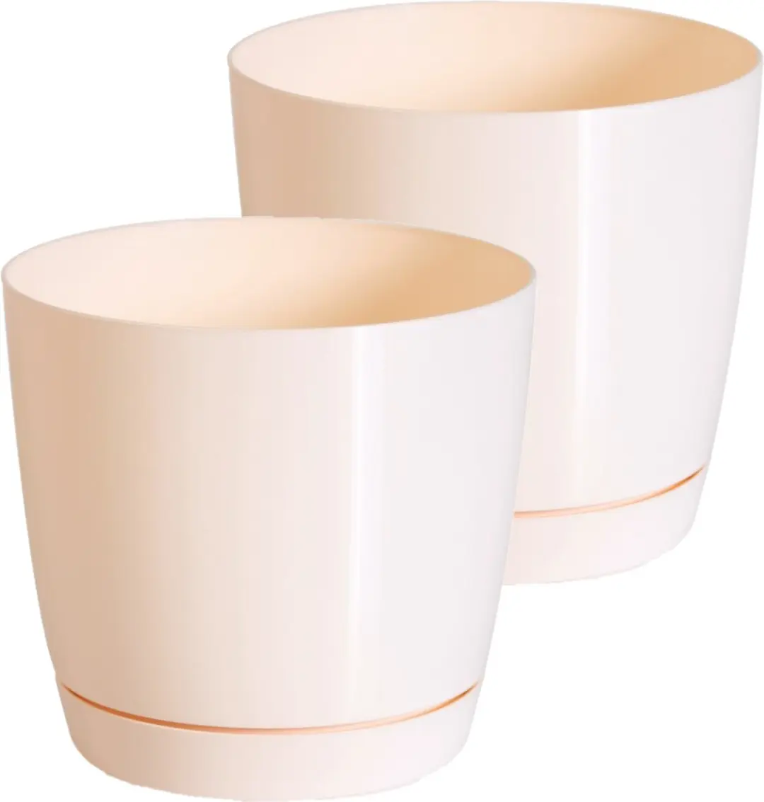 Prosperplast Plantenpot/bloempot met opvangschaal