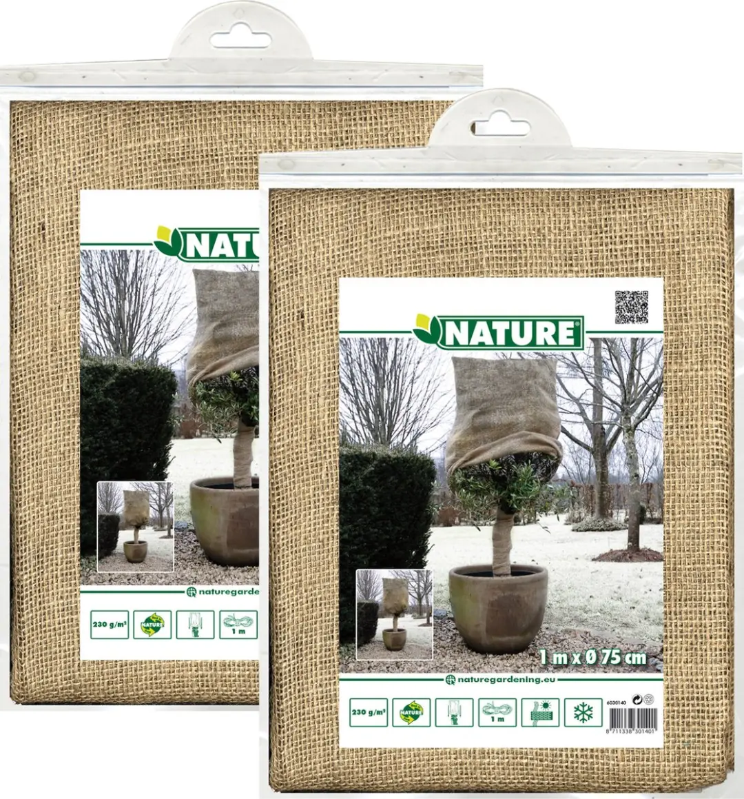 Nature plantenhoes jute