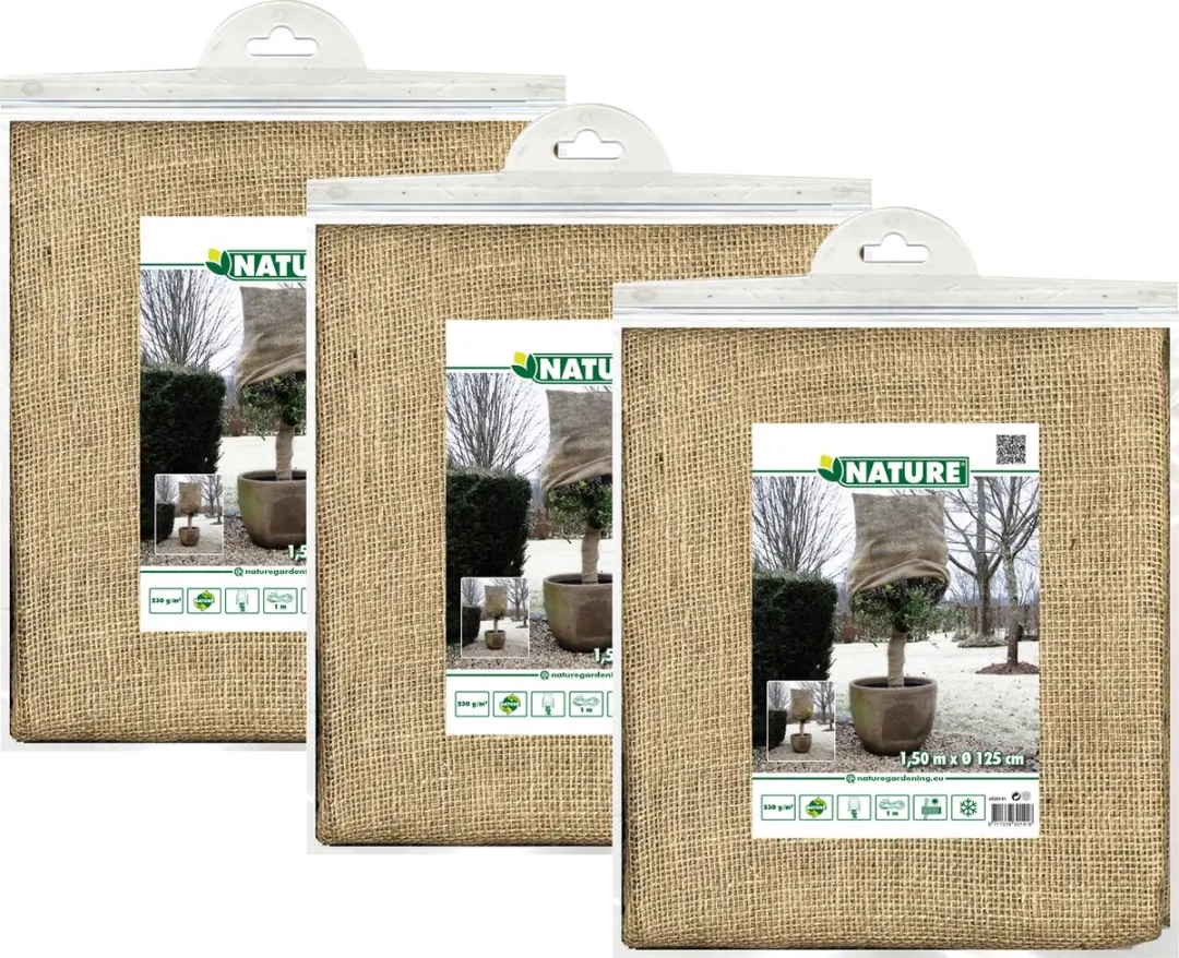 Nature plantenhoes jute