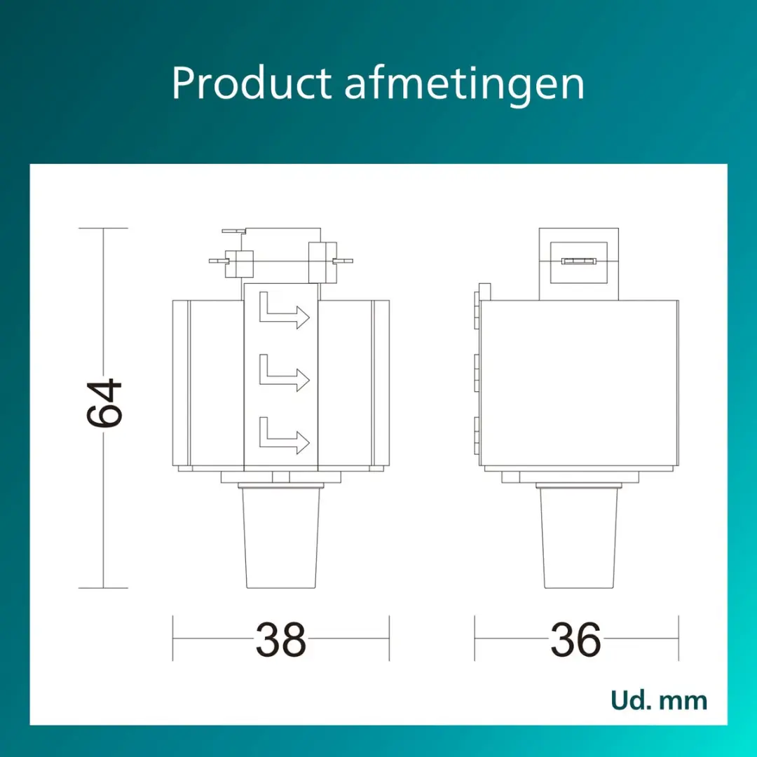 Philips EasyLink Connector Hanglampadapter - Zwart - afbeelding 4 van 4