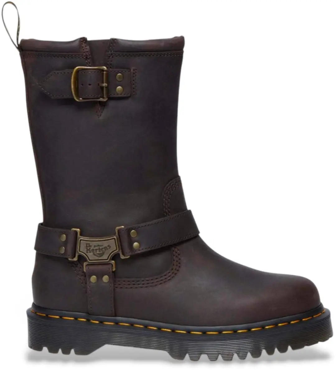Dr Martens Anistone Hi leren laarzen donkerbruin